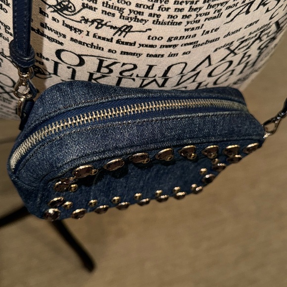 Prada Embellished Denim Mini Crossbody Bag - Picture 10 of 17